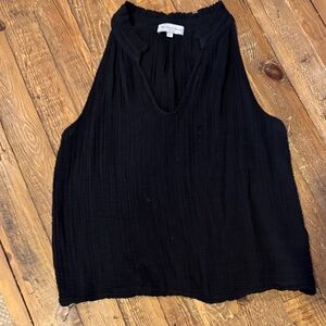 Michael Stars Black Sleeveless Blouse